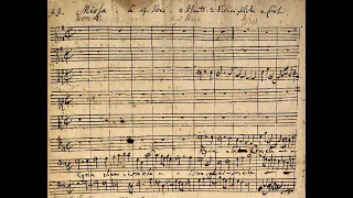 J.S Bach - Mass in G Major. BWV 236 {Autograph score}