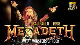 Megadeth - Live at Monsters of Rock (Sao Paulo, 1998) (FullSet) - [Remastered to FullHD]