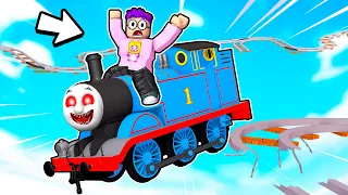 Can We Escape ROBLOX TUNNEL!? (CART RIDE INTO EVIL THOMAS.EXE!)