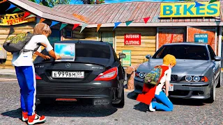 ОПЕРСКАЯ ЕЗДА В GTA 5 - ВЗЯЛИ В АРЕНДУ BMW M5 E39 И УГНАЛИ ЕЕ! MERCEDES CLS63 И BMW M5 E39! 🌊ВОТЕР