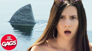 Best Shark Attack Pranks | Just For Laughs Gags