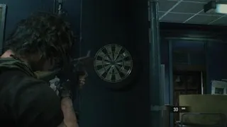 RESIDENT EVIL 3 Carlos STARS office dartboard easter egg