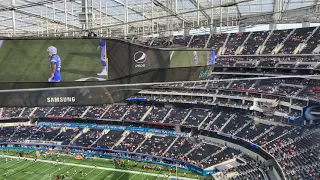 SoFi Stadium Los Angeles Chargers/Rams Section 521 Row 1