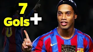 Os 7 GOLS mais BONITOS de RONALDINHO GAÚCHO