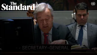 UN chief  Clear violations of international humanitarian law in Gaza