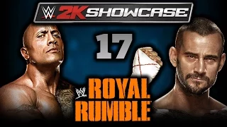 WWE 2K15 - The Rock VS CM Punk Royal Rumble | 2K Showcase 17 [PS4]