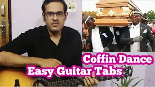 Coffin Dance MEME Song(Astronomia) - Easy Guitar Tabs with Backing Track