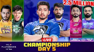 PLAYGROUND 2 CHAMPIONSHIP DAY 5 LIVE | Ft Triggered, ScoutOP, Ashish, CarryMinati & Harsh Beniwal