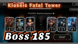 Klassic Fatal Tower 185 | MORTAL KOMBAT MOBILE
