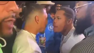 TEOFIMO LOPEZ SR. CONFRONTS EDDIE HEARN SET UP MY SON FOR THIS HANEY AN HEATED EXCHANGE