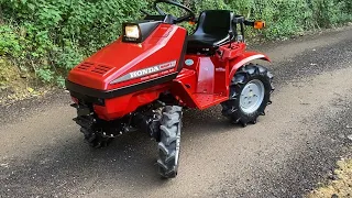 Mini tractor - Honda Mighty 11 4X4 4 Wheel Steer Japanese Compact Tractor
