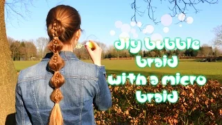 How to: Bubble Braid with a Micro Braid | Yiyayellow Hairstyles | DIY Hairstyles