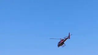 N779CP Eurocopter AS-350 AStar flyover and landing at Blue Grass Airport