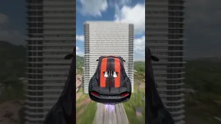 Which Hypercar can JUMP over The Buildings #pagani #bugatti #amgone #koenigsegg #forzahorizon5