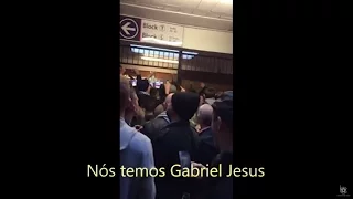 Gabriel Jesus já tem música cantada por torcida do Manchester City