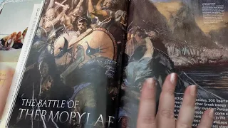 ASMR ~ History Magazine! Battle of Thermopylae, Pauline Bonaparte, Port Royal ~ Soft Spoken