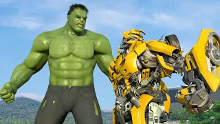 Transformers Rise of The Beasts: Bumblebee vs Hulk Fight Scene #2024 - Paramount Pictures [HD]