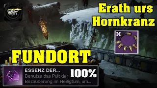 Destiny 2: Essenz der Knechtschaft 100% bekommen+Erath Urs Hornkranz Fundort Deutsch