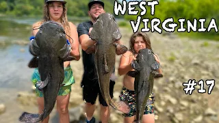 CAN WE NOODLE A CATFISH IN EVERY STATE? OUR FINAL CHALLENGE! WEST VIRGINIA!!