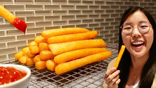 Potato Cheese Sticks 🥔 (TikTok's CRISPY 3-ingredient snack)