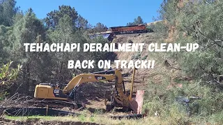 More Tehachapi Derailment Clean Up!