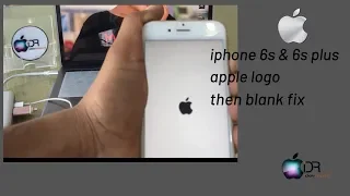 iphone 6s and 6s plus apple logo then blank screen fix 2019