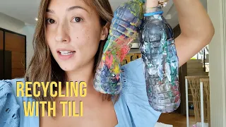 Recycling Plastic Bottles with Your Kids | #SolennArt