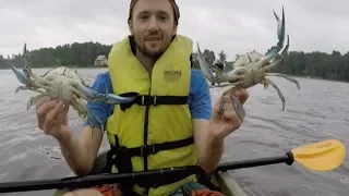First Time Kayak Crabbing! Rehoboth Bay in Delaware