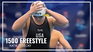 17th Fastest Time in Event History for Katie Ledecky in 1500M Freestyle | TYR Pro Series Knoxville