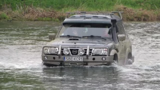 Przeprawa przez San - Nissan Patrol