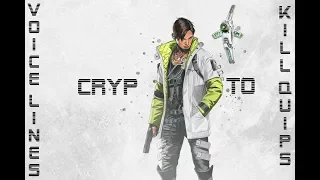 Apex Legends - Crypto all voice lines and kill quips
