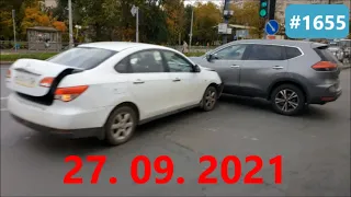 ☭★Подборка Аварий и ДТП от 27.09.2021#1655Сентябрь 2021/#дтп #авария