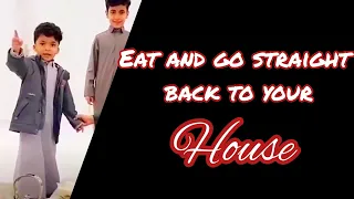 A child scolded guests for his mother || go to home😂|| viral video #eduofislam