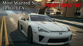 Beat the Most Wanted No.7: Lexus LFA - Need for Speed: Most Wanted 2012 | PS Vita