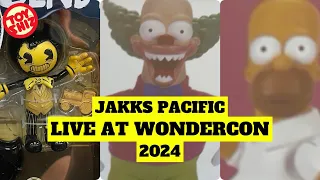 JAKKS PACIFIC LIVE AT WONDERCON 2024 The Simpsons/Mario/Sonic/Bendy + MORE!