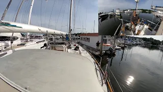 First Singlehanded Docking into my Slip