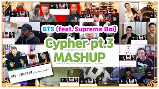 BTS (방탄소년단) Cypher pt.3: KILLER (feat. Supreme Boi) reaction MASHUP 해외반응 모음