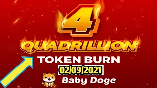 BABY DOGECOIN BIG BURNING EVENT - Baby Dogecoin Price Prediction 2021