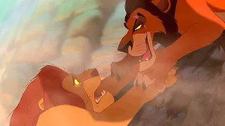 Да здравствует король! Шрам убивает Муфасу: Король Лев (1994) Момент из мультфильма