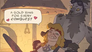 Are Female Dwarven Beards A Thing? Gnoll Gets Teased About It... A Saint Monster Comic Dub