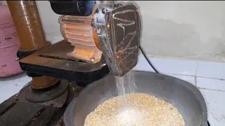 triturador de milho caseiro com motor de bomba de água