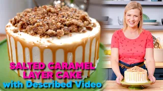 DESCRIBED VIDEO | Salted Caramel Layer Cake | ANNA'S OCCASIONS