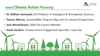 Climate Action Planning - What Ames Can Learn from Neighbors in Des Moines, Iowa City & Linn County