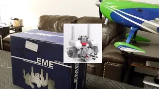 EME 70cc Twin Engine unboxing