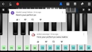 Here's Your Perfect - Jamie Miller • Perfect Piano Tutorial on App