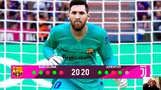 PES 2020 | goalkeeper L.MESSI vS goalkeeper C.RONALDO | Penalty Shootout