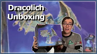 Adult Blue Dracolich Dragon (Boneyard Premium Miniature) Unboxing