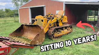 $500, Allis Chalmers Track loader. Sitting for MANY years!  (Will IT RUN?!?)