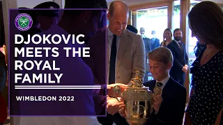 Novak Djokovic Meets The Royals | Wimbledon 2022