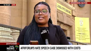 AfriForum's hate speech case dismissed with costs - Canny Maphanga shares more